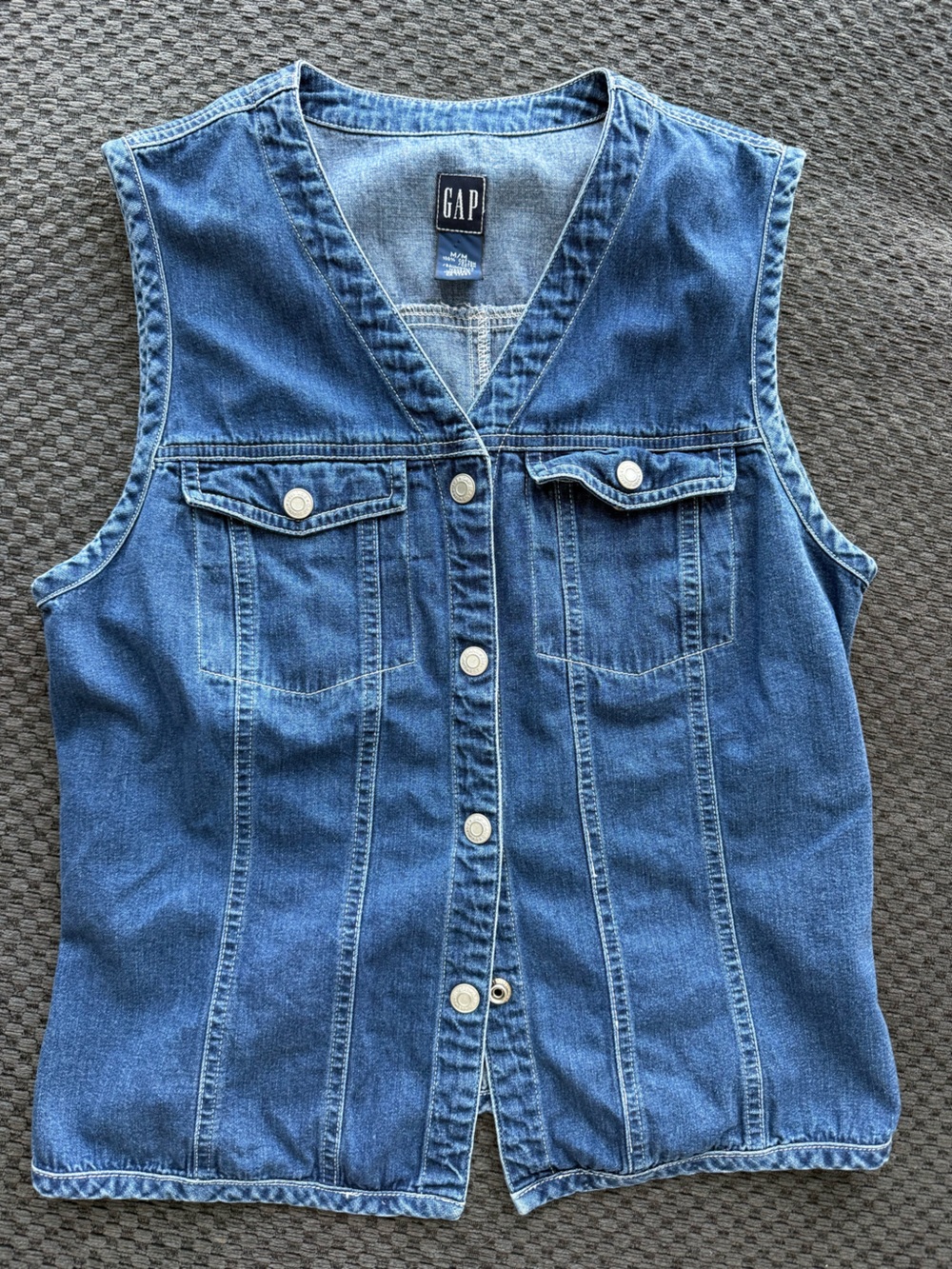 Classic Blue Denim Women's Jeans Vest